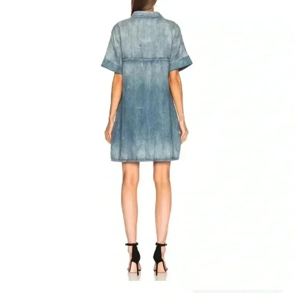 PERFECT AG Adriano Goldschmied Denim Shirt Dress - Picture 6 of 9